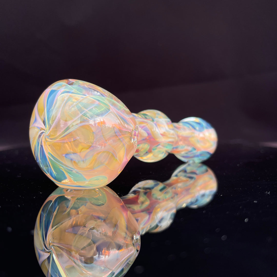 Large Ghost Flame Maria Pipe Glass Pipe Tiny Mike   