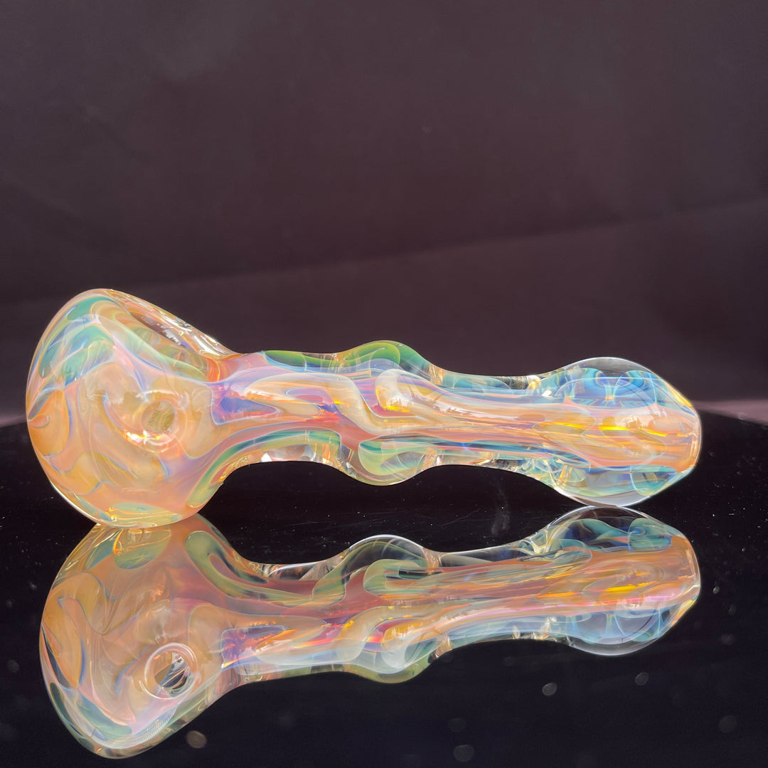 Large Ghost Flame Maria Pipe Glass Pipe Tiny Mike   