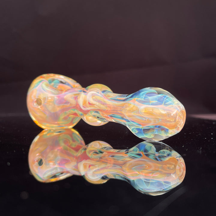 Large Ghost Flame Maria Pipe Glass Pipe Tiny Mike   