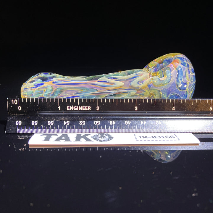 Large Ghost Flame Pipe Glass Pipe Tiny Mike   