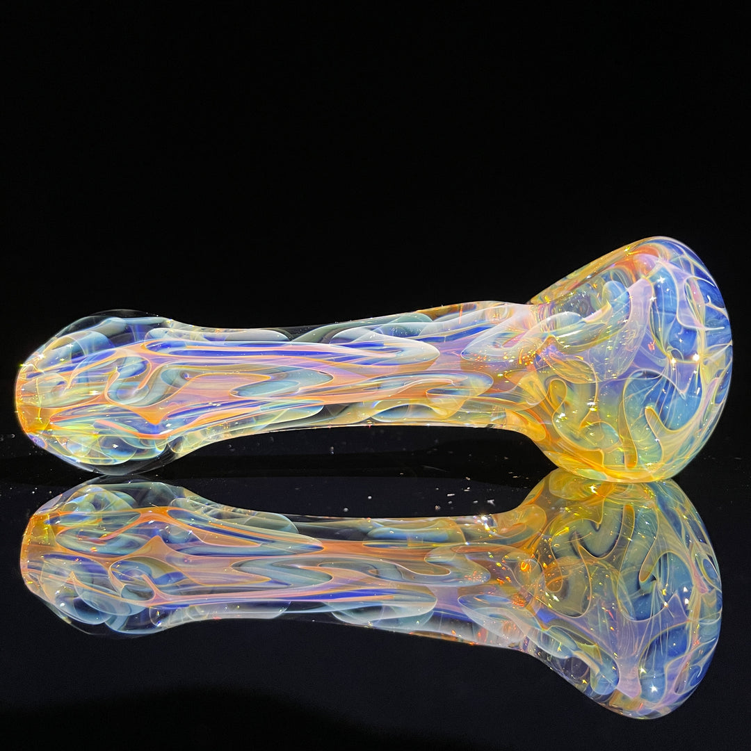 Large Ghost Flame Pipe Glass Pipe Tiny Mike   