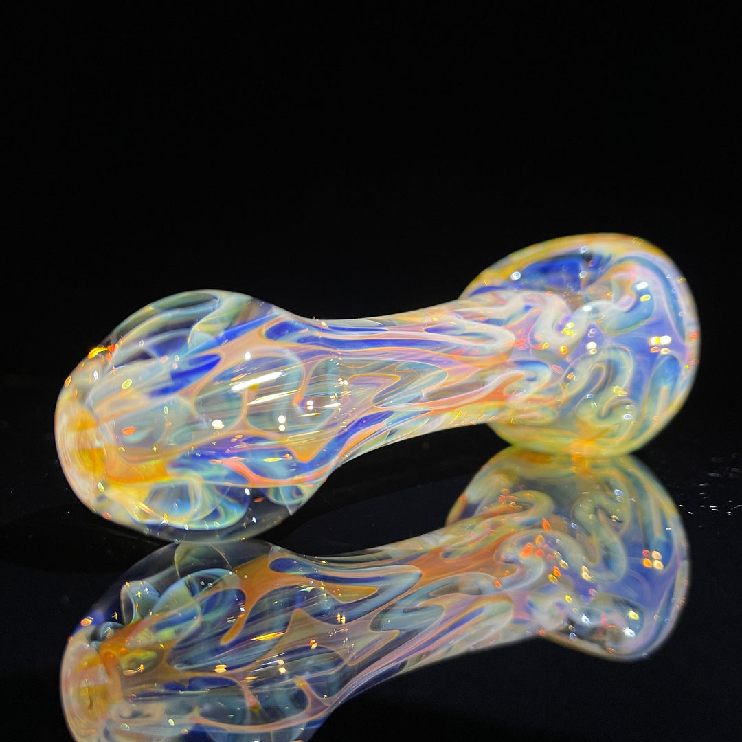 Large Ghost Flame Pipe Glass Pipe Tiny Mike   