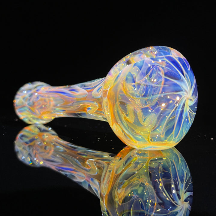 Large Ghost Flame Pipe Glass Pipe Tiny Mike   