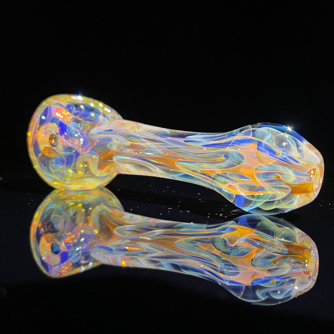 Large Ghost Flame Pipe Glass Pipe Tiny Mike   