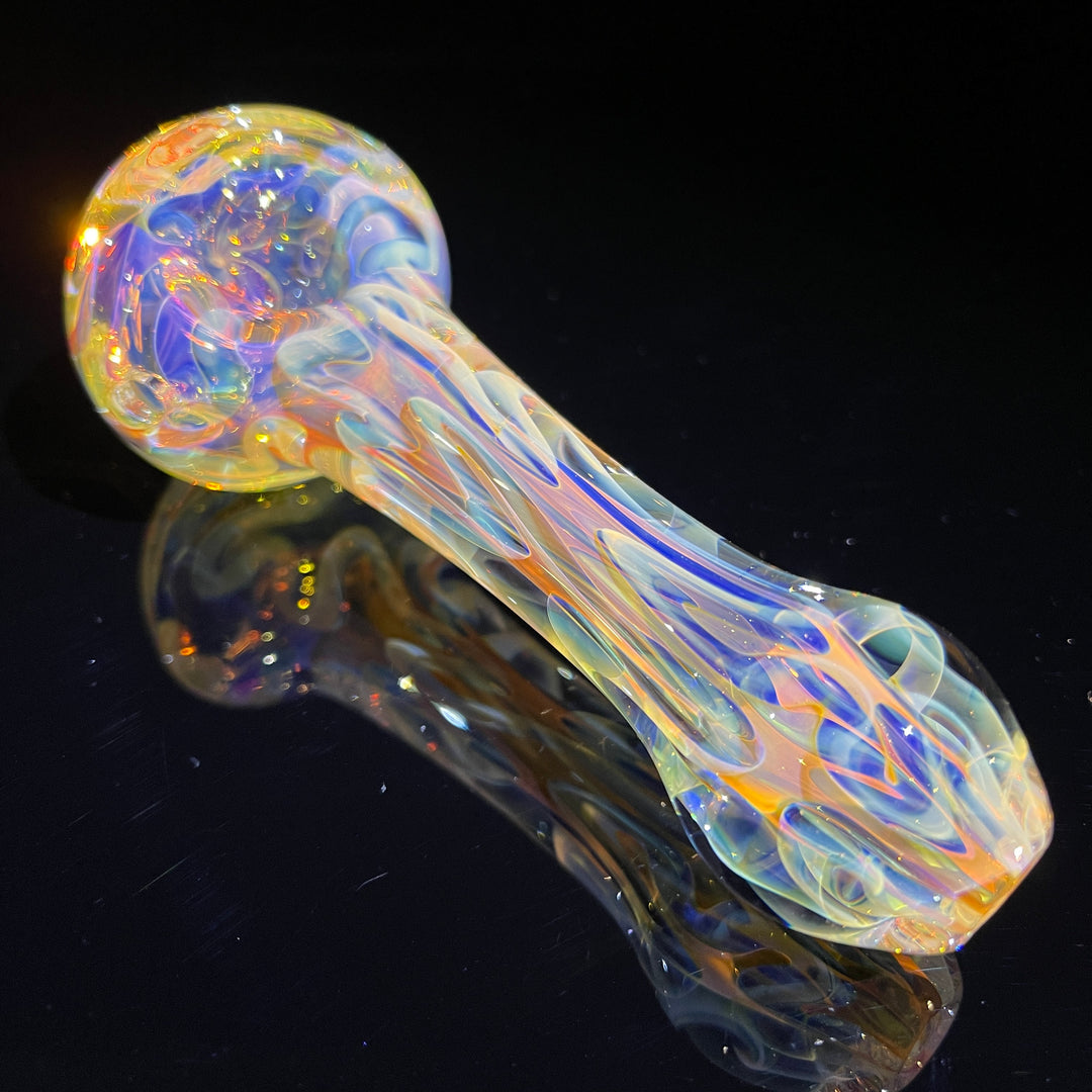 Large Ghost Flame Pipe Glass Pipe Tiny Mike   