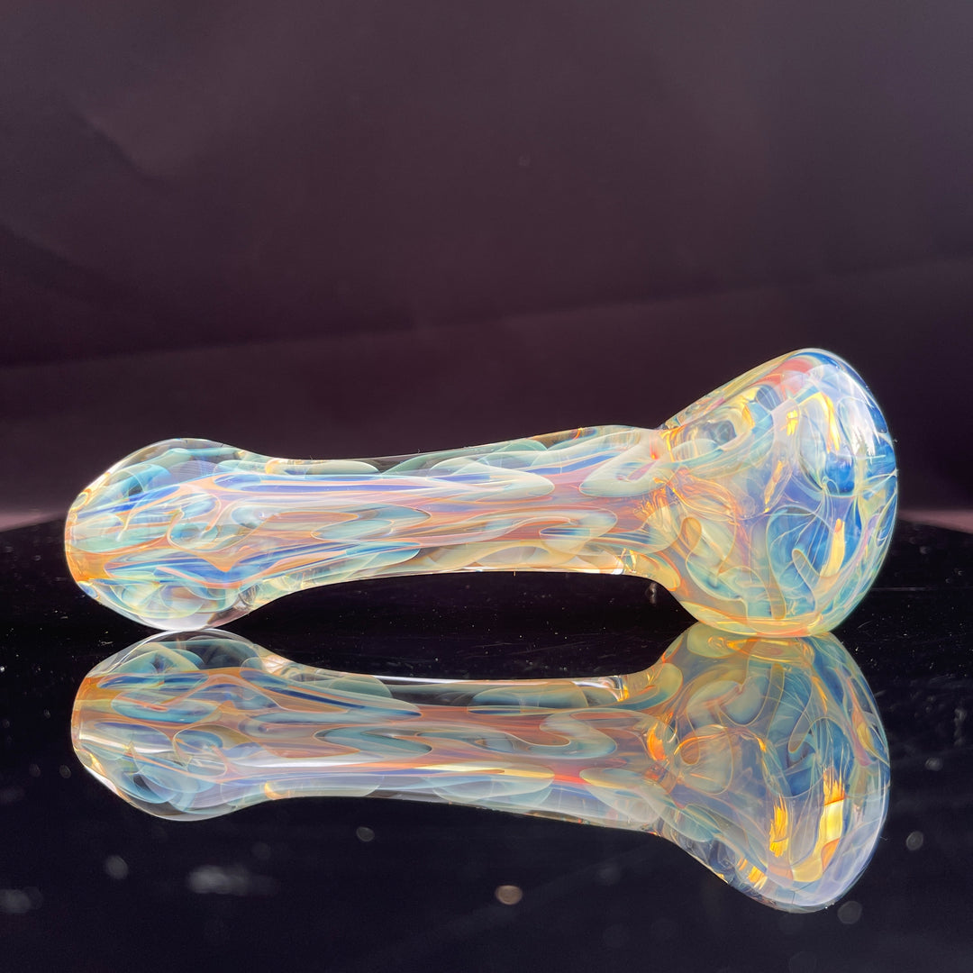 Large Ghost Flame Pipe Glass Pipe Tiny Mike   