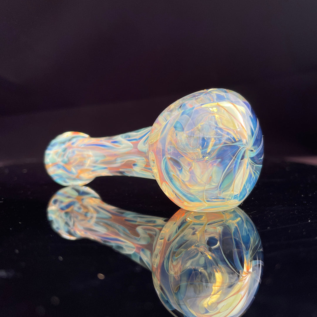 Large Ghost Flame Pipe Glass Pipe Tiny Mike   