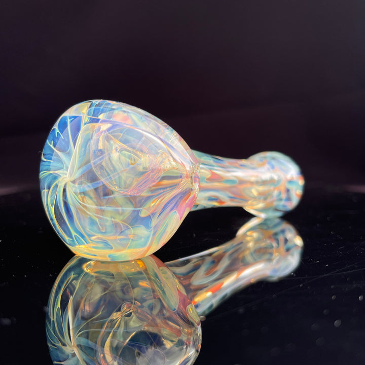 Large Ghost Flame Pipe Glass Pipe Tiny Mike   