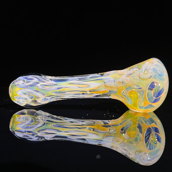 Large Ghost Flame Pipe Glass Pipe Tiny Mike   