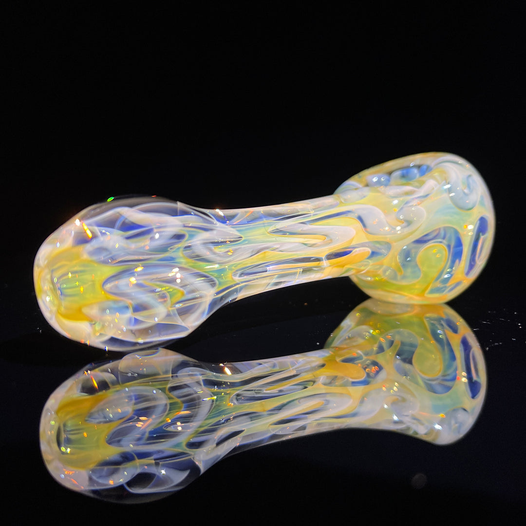 Large Ghost Flame Pipe Glass Pipe Tiny Mike   