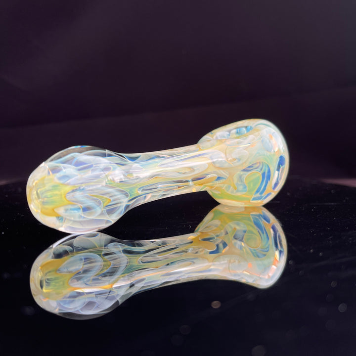 Large Ghost Flame Pipe Glass Pipe Tiny Mike   