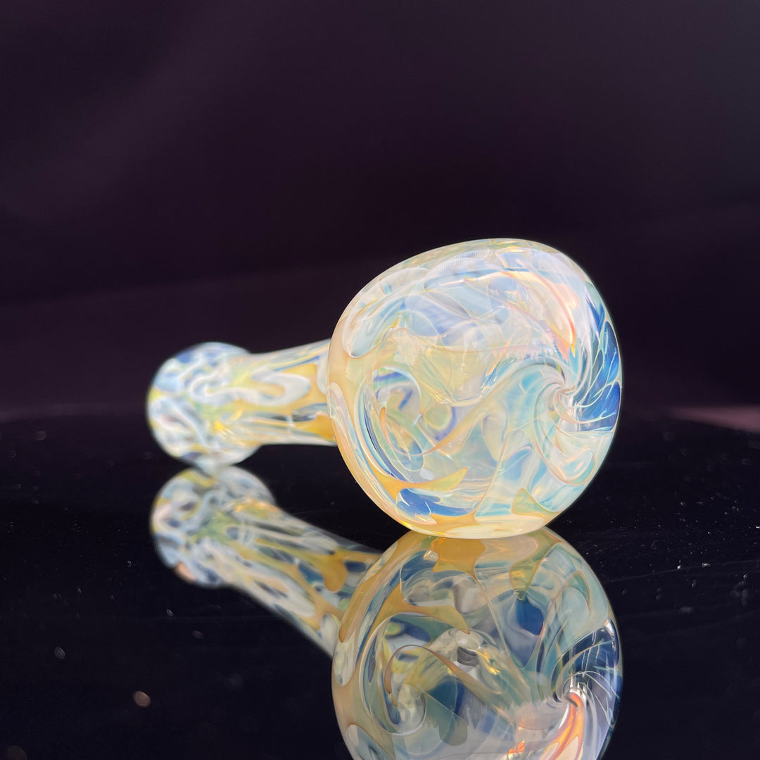 Large Ghost Flame Pipe Glass Pipe Tiny Mike   