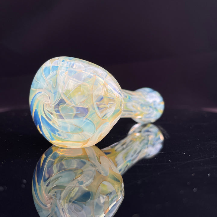 Large Ghost Flame Pipe Glass Pipe Tiny Mike   