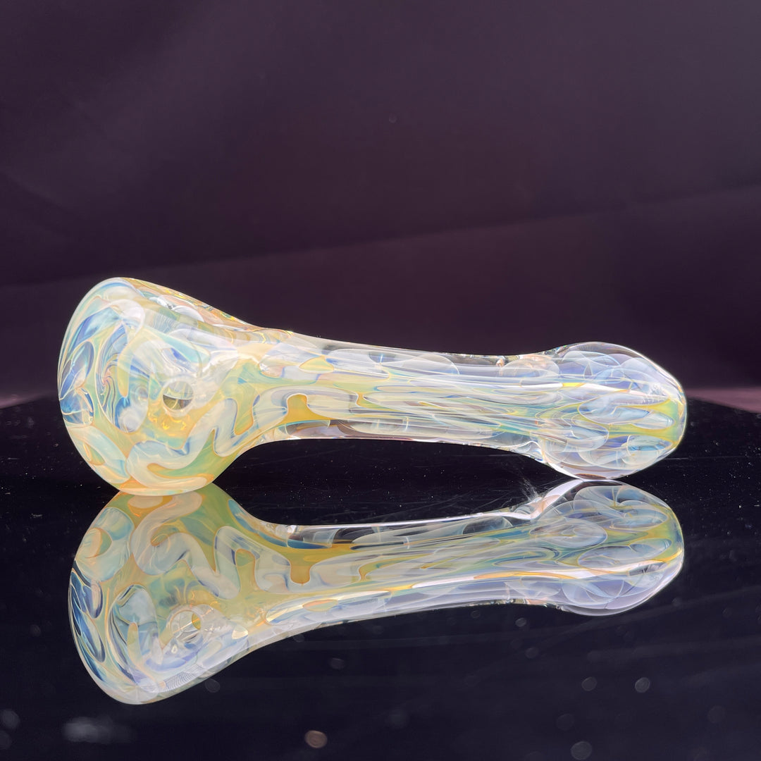 Large Ghost Flame Pipe Glass Pipe Tiny Mike   