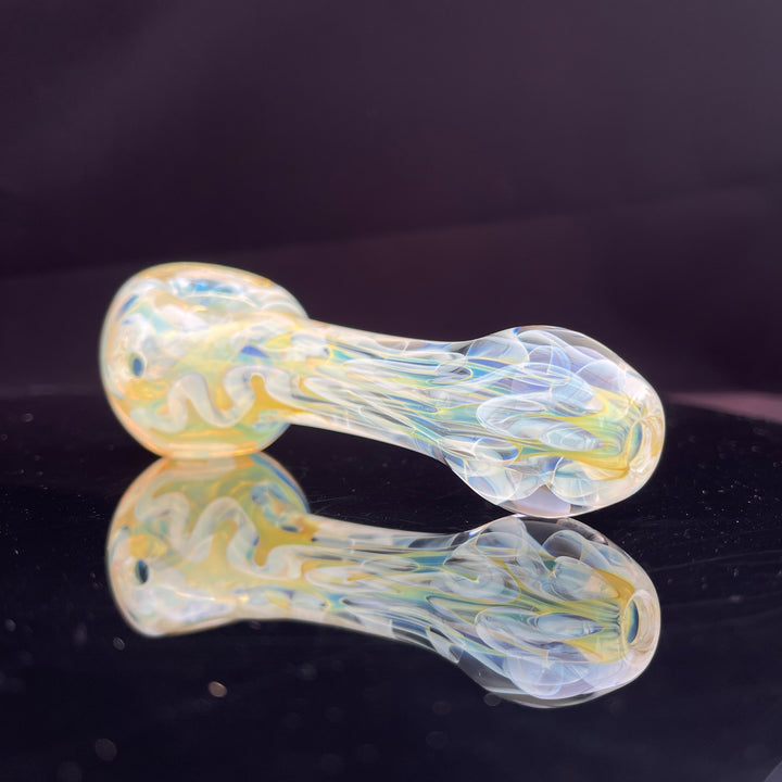 Large Ghost Flame Pipe Glass Pipe Tiny Mike   