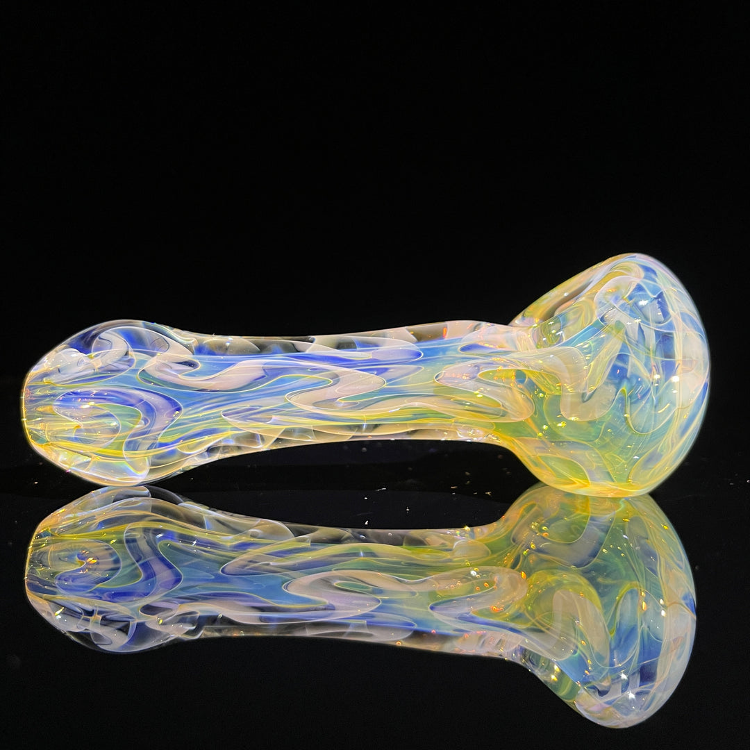 Large Ghost Flame Pipe Glass Pipe Tiny Mike   