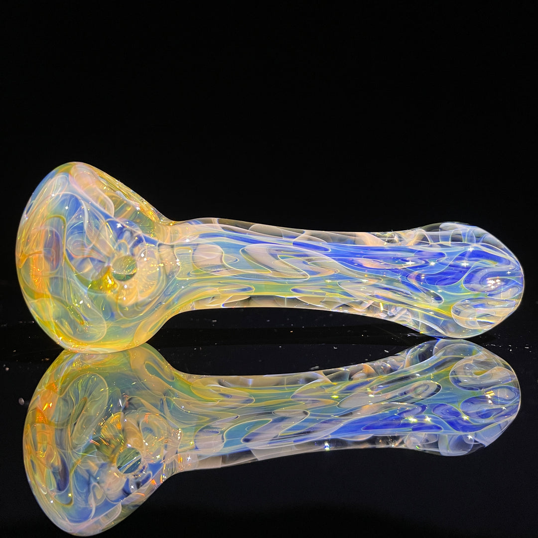 Large Ghost Flame Pipe Glass Pipe Tiny Mike   