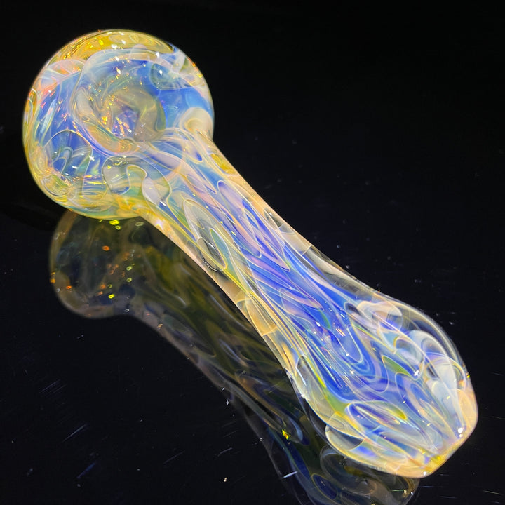 Large Ghost Flame Pipe Glass Pipe Tiny Mike   