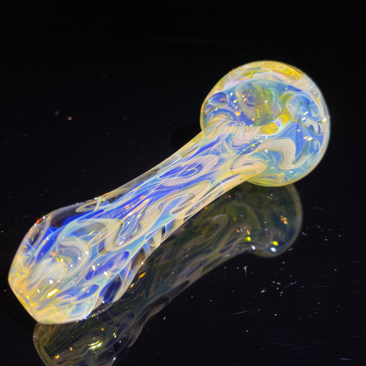 Large Ghost Flame Pipe Glass Pipe Tiny Mike   