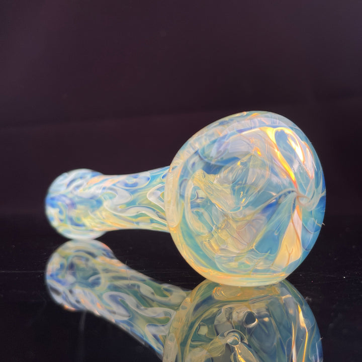 Large Ghost Flame Pipe Glass Pipe Tiny Mike   