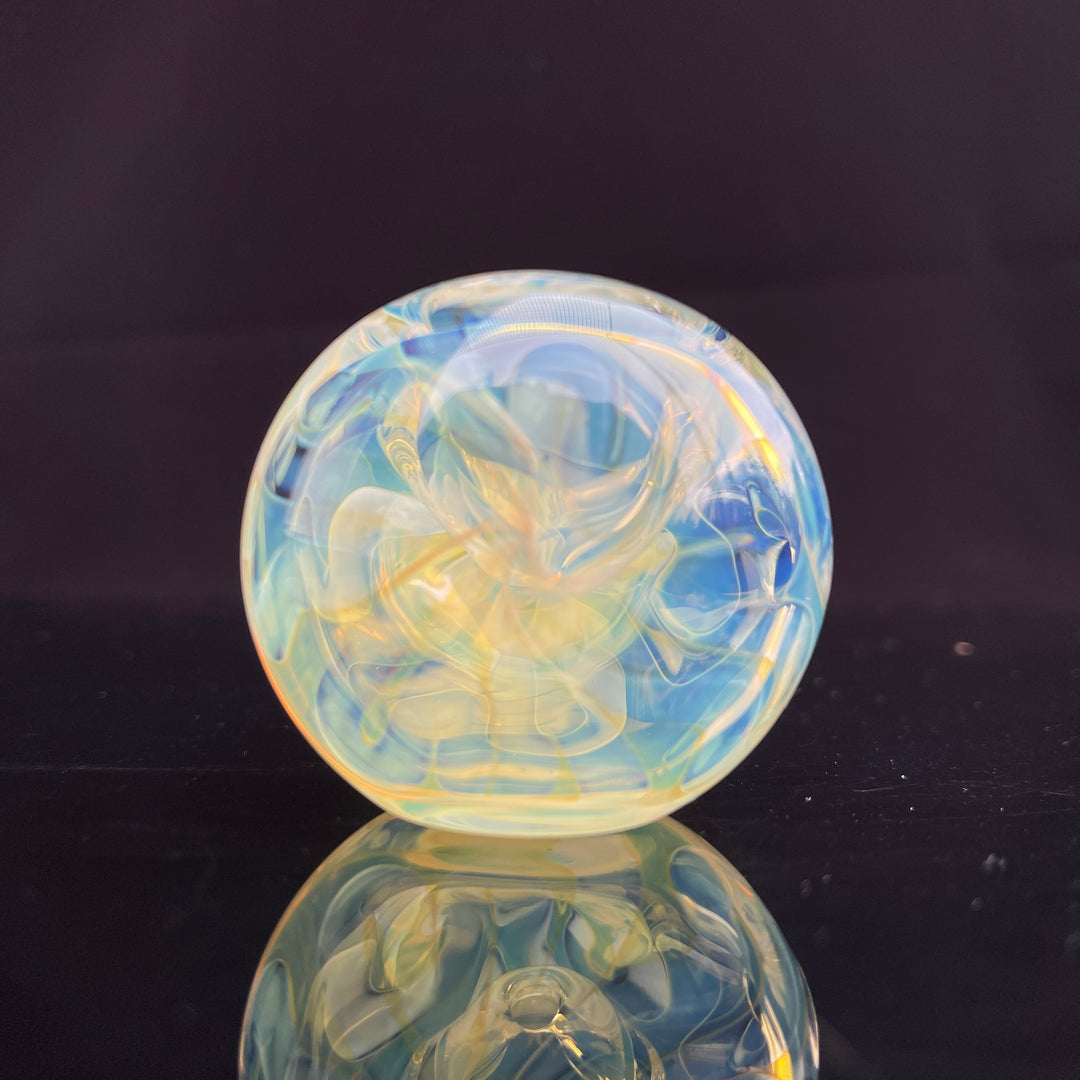 Large Ghost Flame Pipe Glass Pipe Tiny Mike   