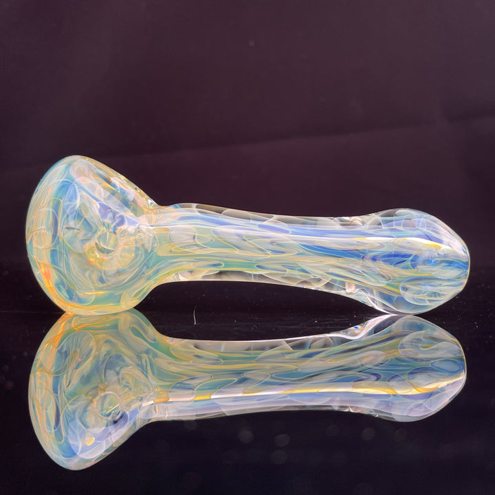 Large Ghost Flame Pipe Glass Pipe Tiny Mike   