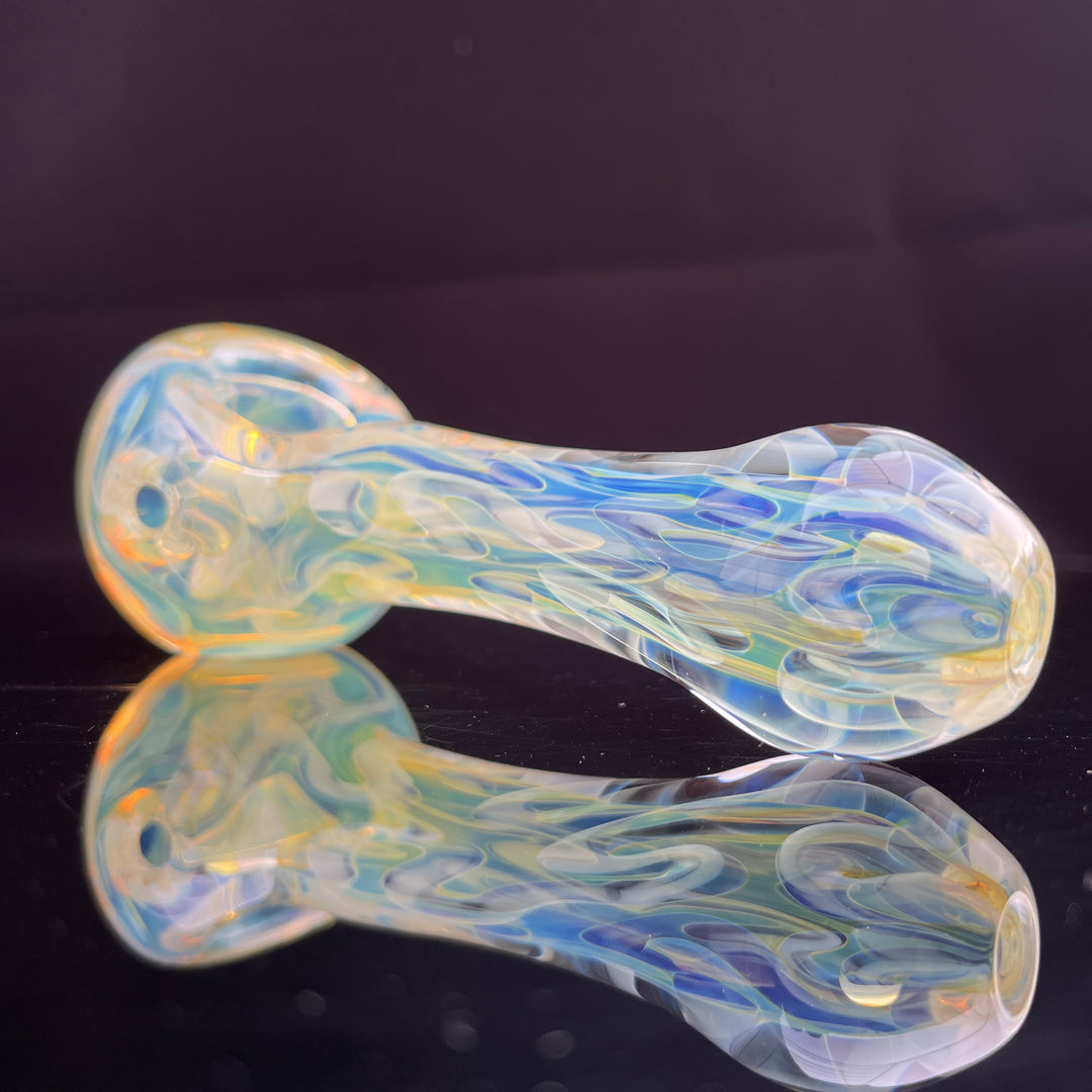 Large Ghost Flame Pipe Glass Pipe Tiny Mike   