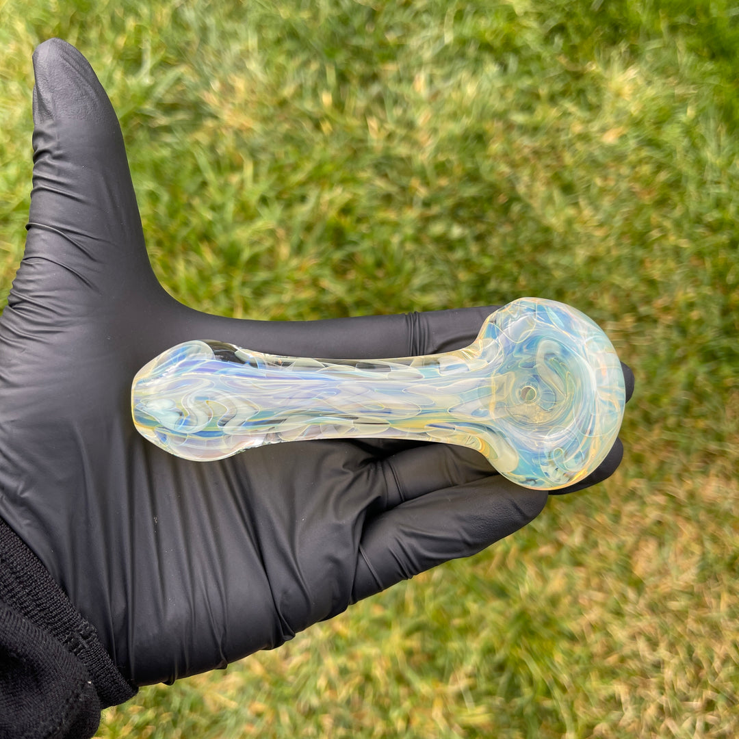 Large Ghost Flame Pipe Glass Pipe Tiny Mike   