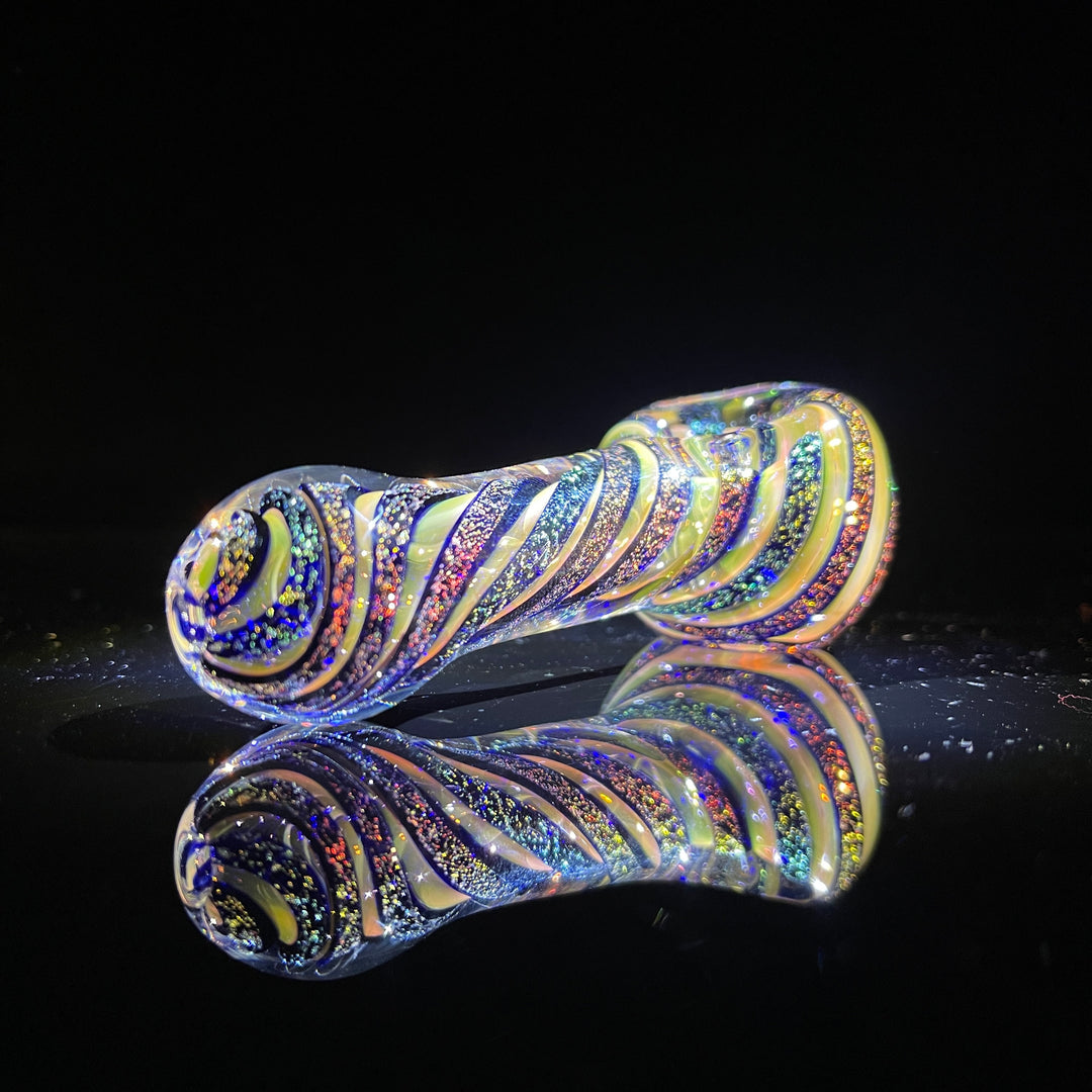 Dichro 4 Strip Glass Pipe Glass Pipe Tiny Mike   