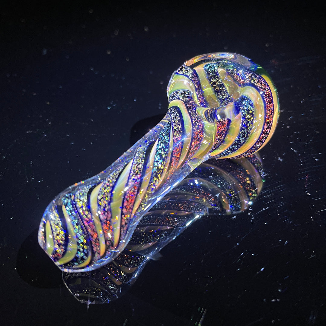 Dichro 4 Strip Glass Pipe Glass Pipe Tiny Mike   