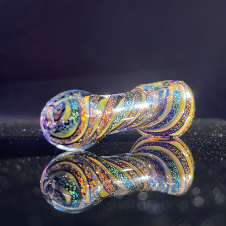 Dichro 4 Strip Glass Pipe Glass Pipe Tiny Mike   