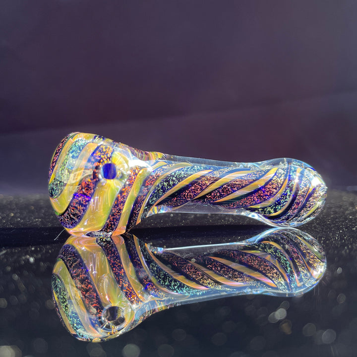 Dichro 4 Strip Glass Pipe Glass Pipe Tiny Mike   