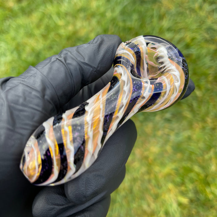 Dichro 3 Strip Pipe Glass Pipe Tiny Mike   