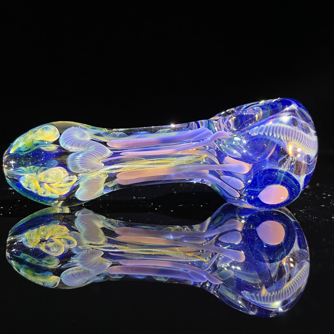 Color Inside Out Spoon Glass Pipe Tiny Mike   