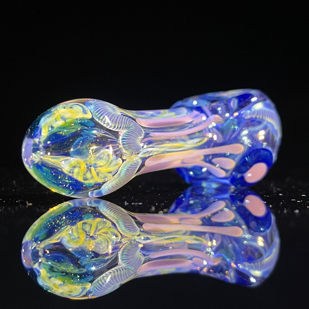 Color Inside Out Spoon Glass Pipe Tiny Mike   