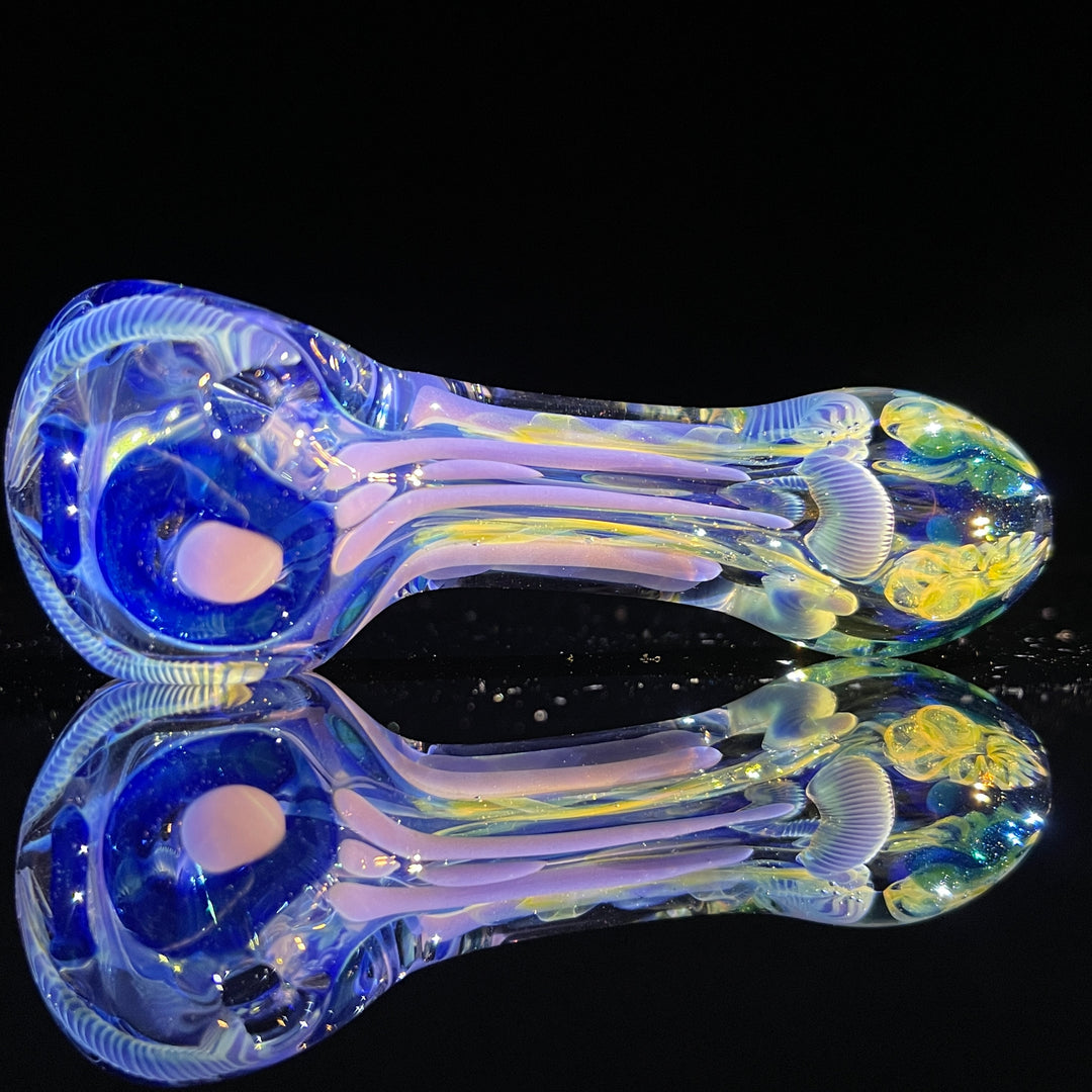 Color Inside Out Spoon Glass Pipe Tiny Mike   