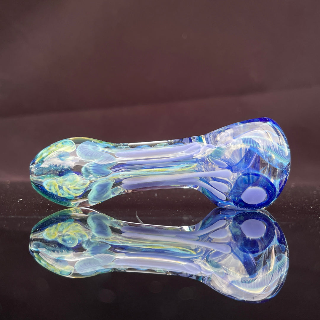 Color Inside Out Spoon Glass Pipe Tiny Mike   