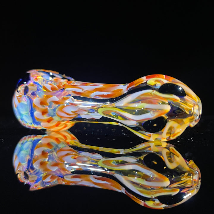 Color Inside Out Spoon Glass Pipe Tiny Mike   