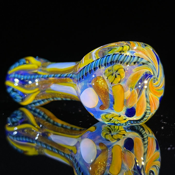 Color Inside Out Spoon Glass Pipe Tiny Mike   