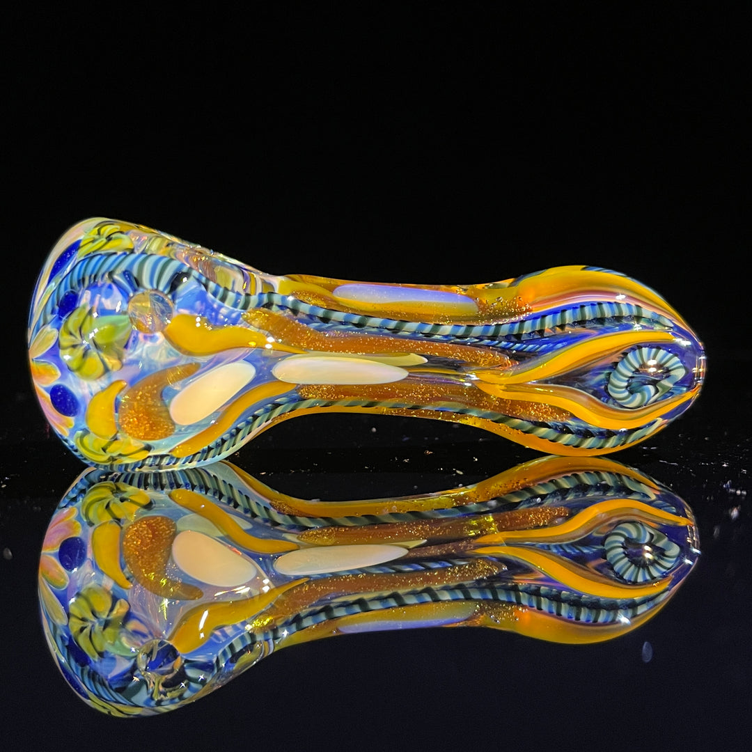 Color Inside Out Spoon Glass Pipe Tiny Mike   