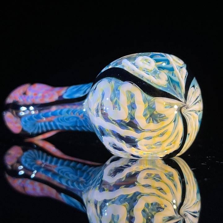 Color Inside Out Spoon Glass Pipe Tiny Mike   