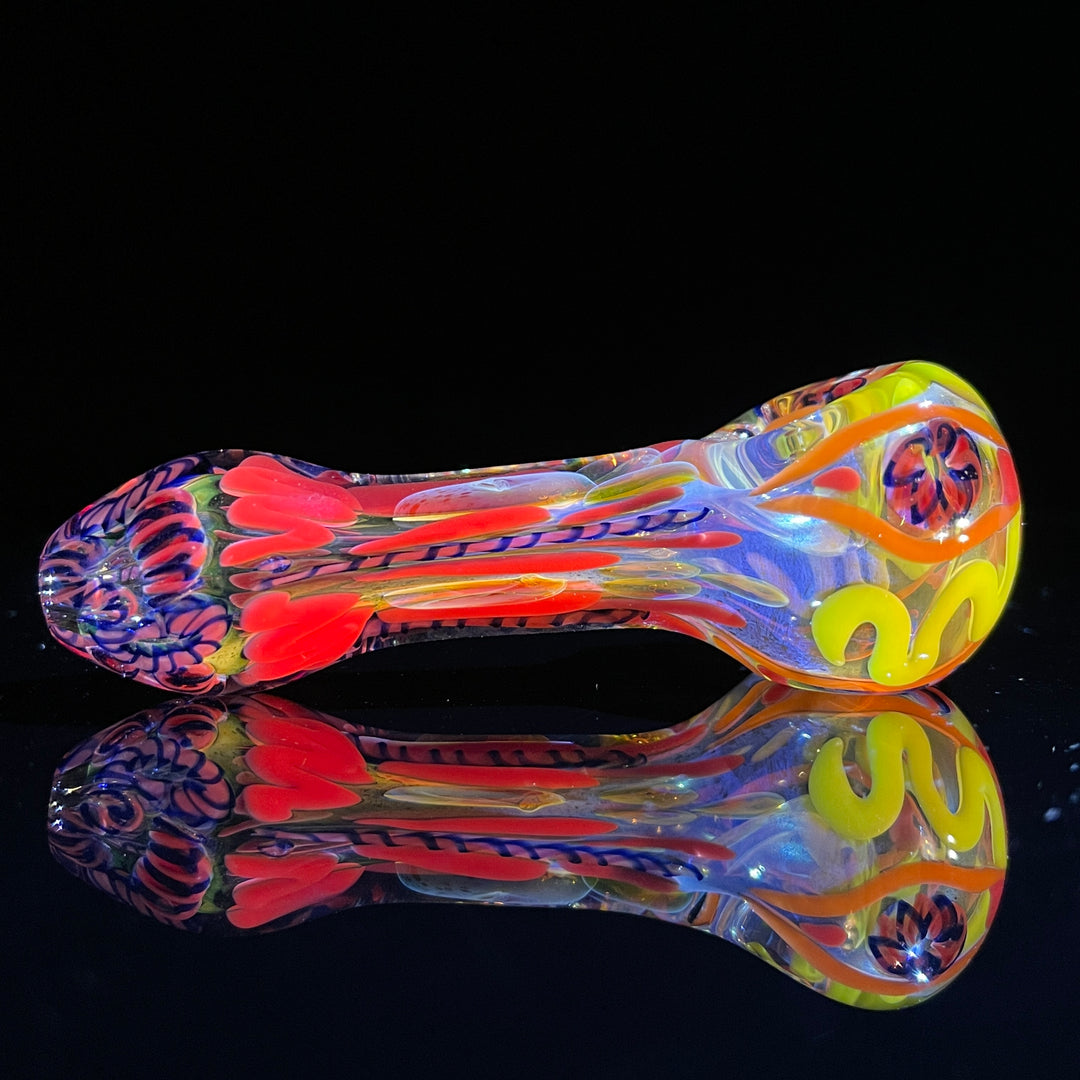 Color Inside Out Spoon Glass Pipe Tiny Mike   