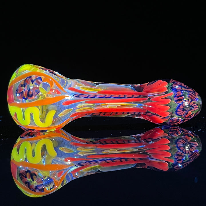 Color Inside Out Spoon Glass Pipe Tiny Mike   