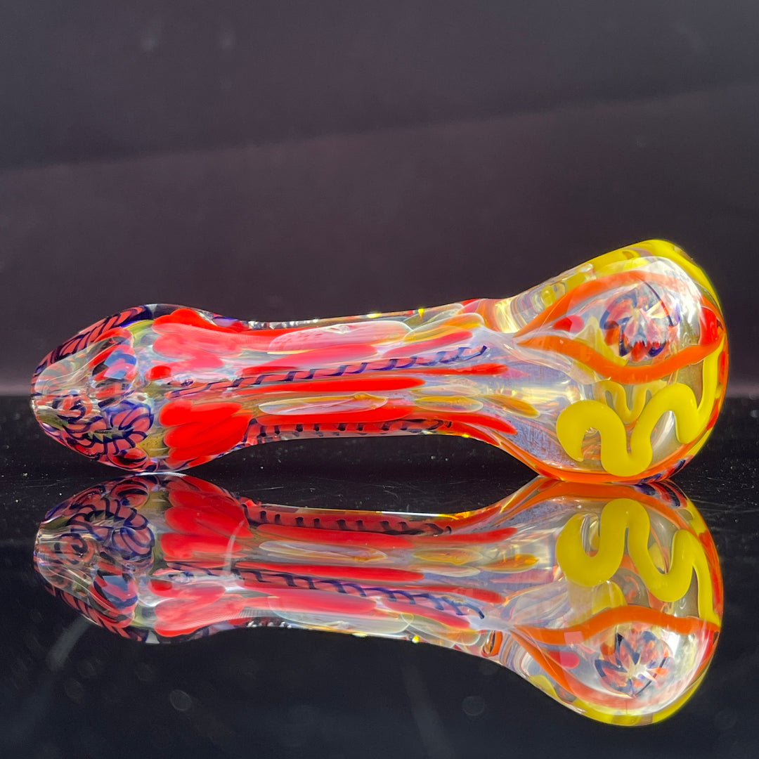 Color Inside Out Spoon Glass Pipe Tiny Mike   