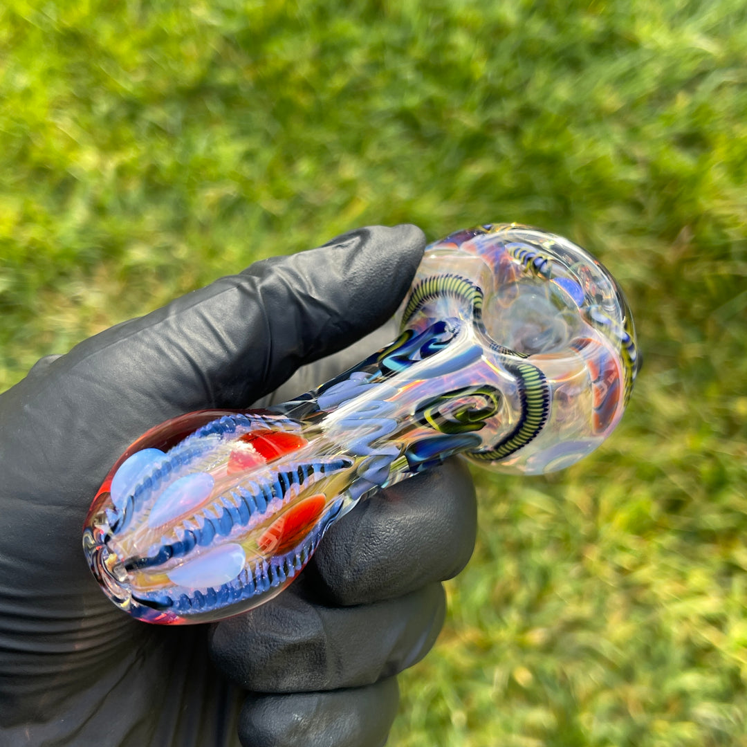 Super Chunky Inside Out Spoon Glass Pipe Tiny Mike   