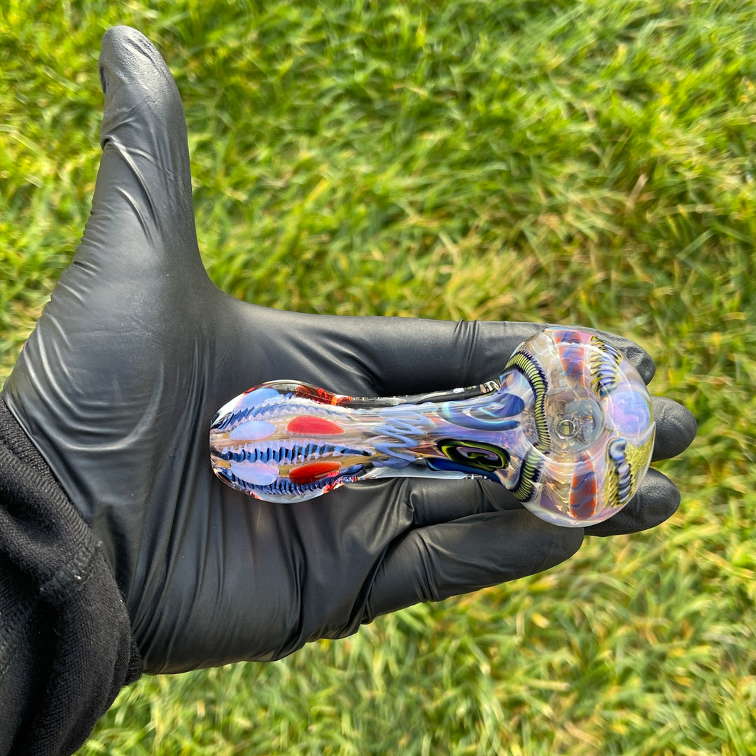 Super Chunky Inside Out Spoon Glass Pipe Tiny Mike   