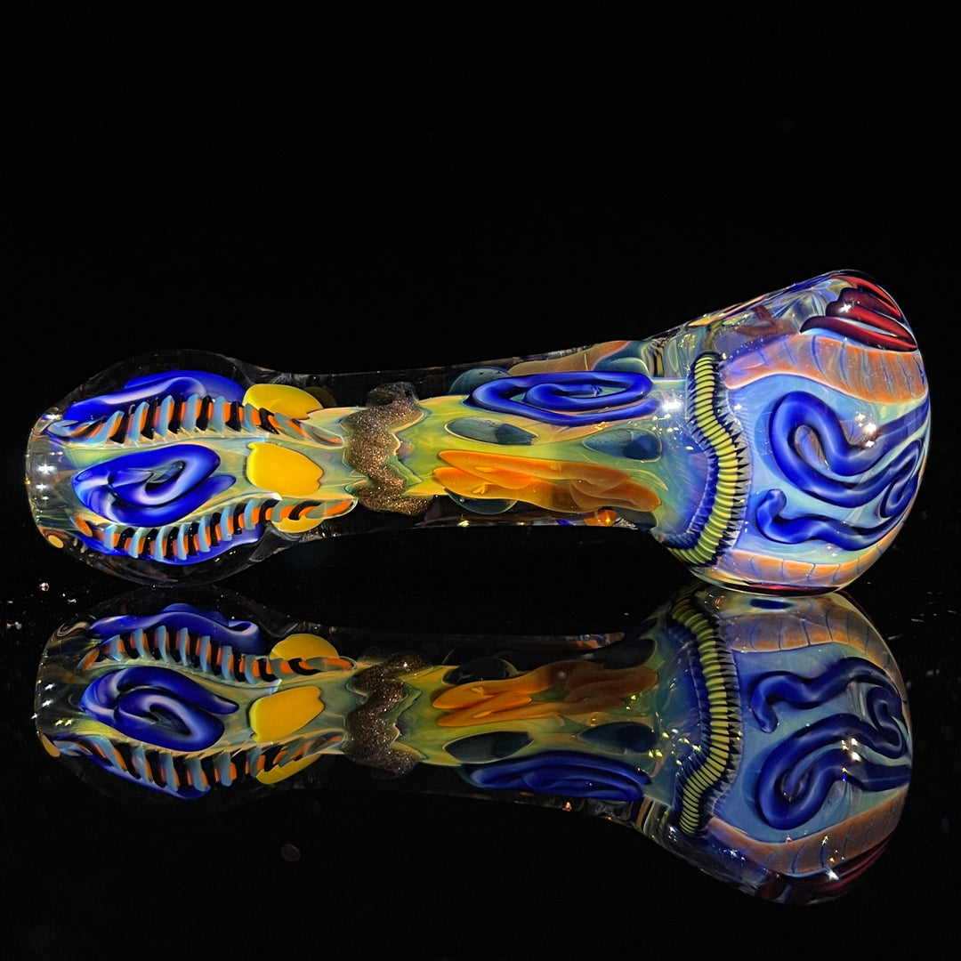 Super Chunky Inside Out Spoon Glass Pipe Tiny Mike   