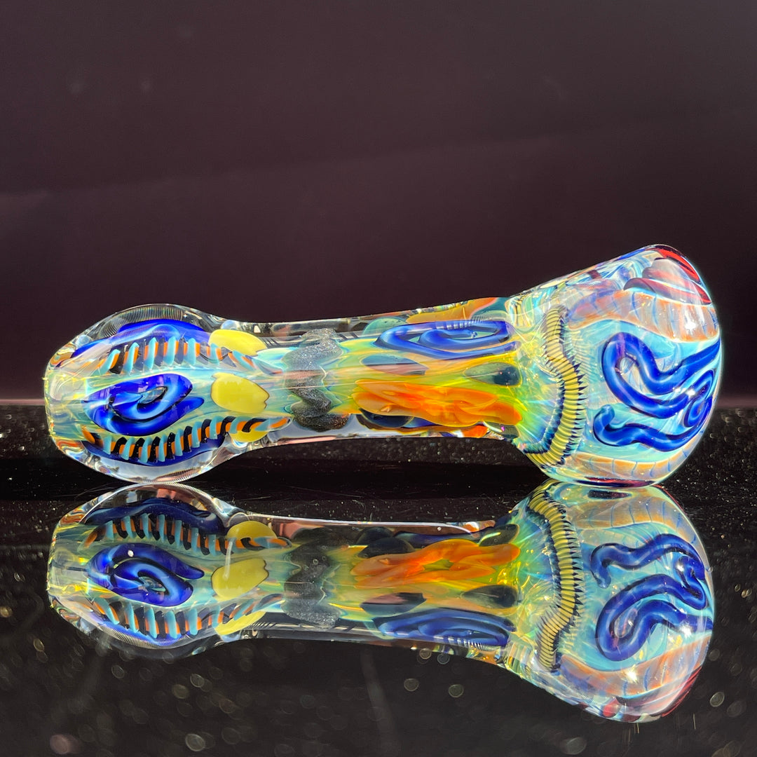 Super Chunky Inside Out Spoon Glass Pipe Tiny Mike   