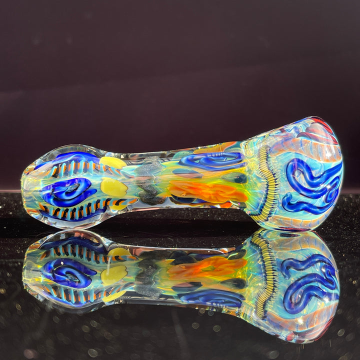 Super Chunky Inside Out Spoon Glass Pipe Tiny Mike   