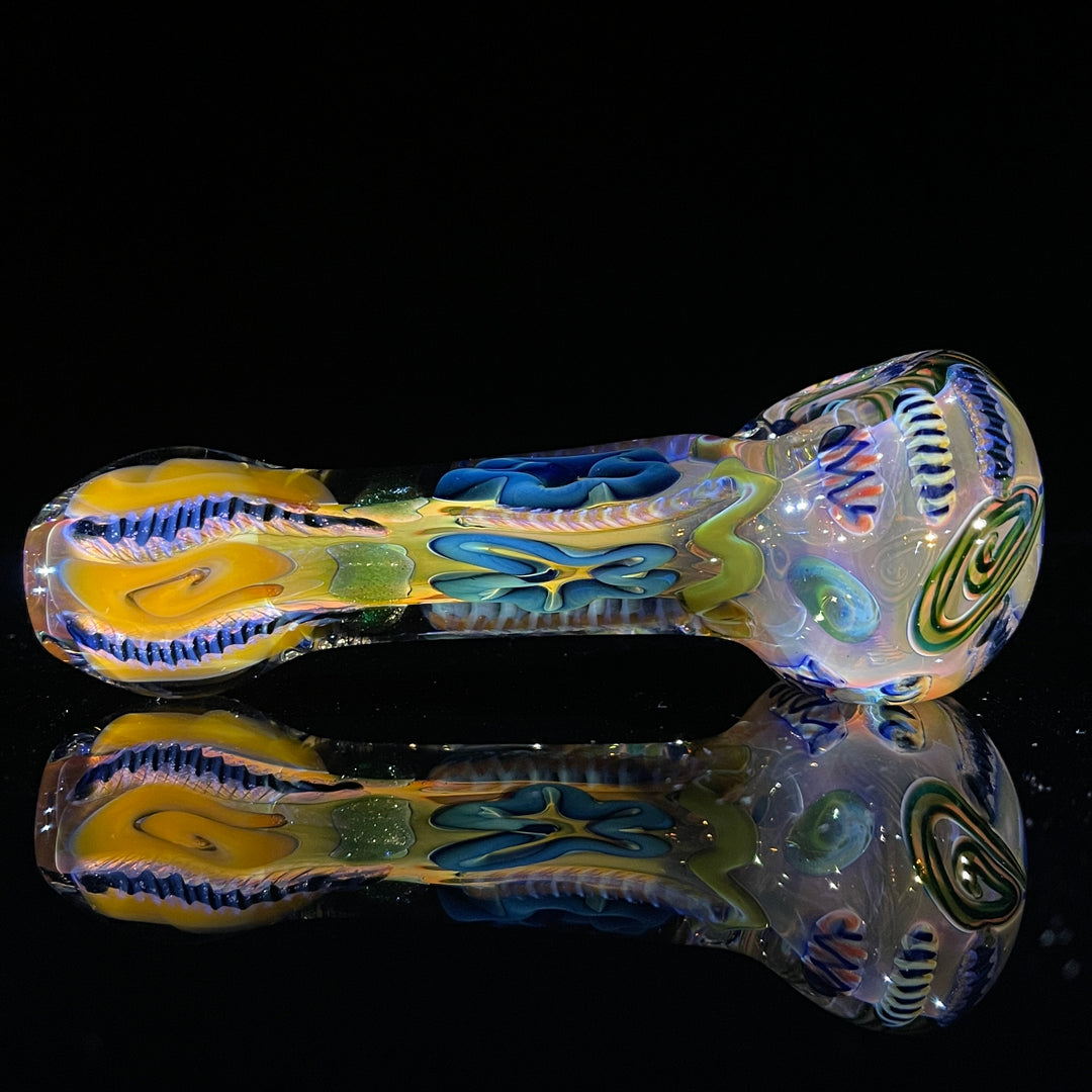 Super Chunky Inside Out Spoon Glass Pipe Tiny Mike   